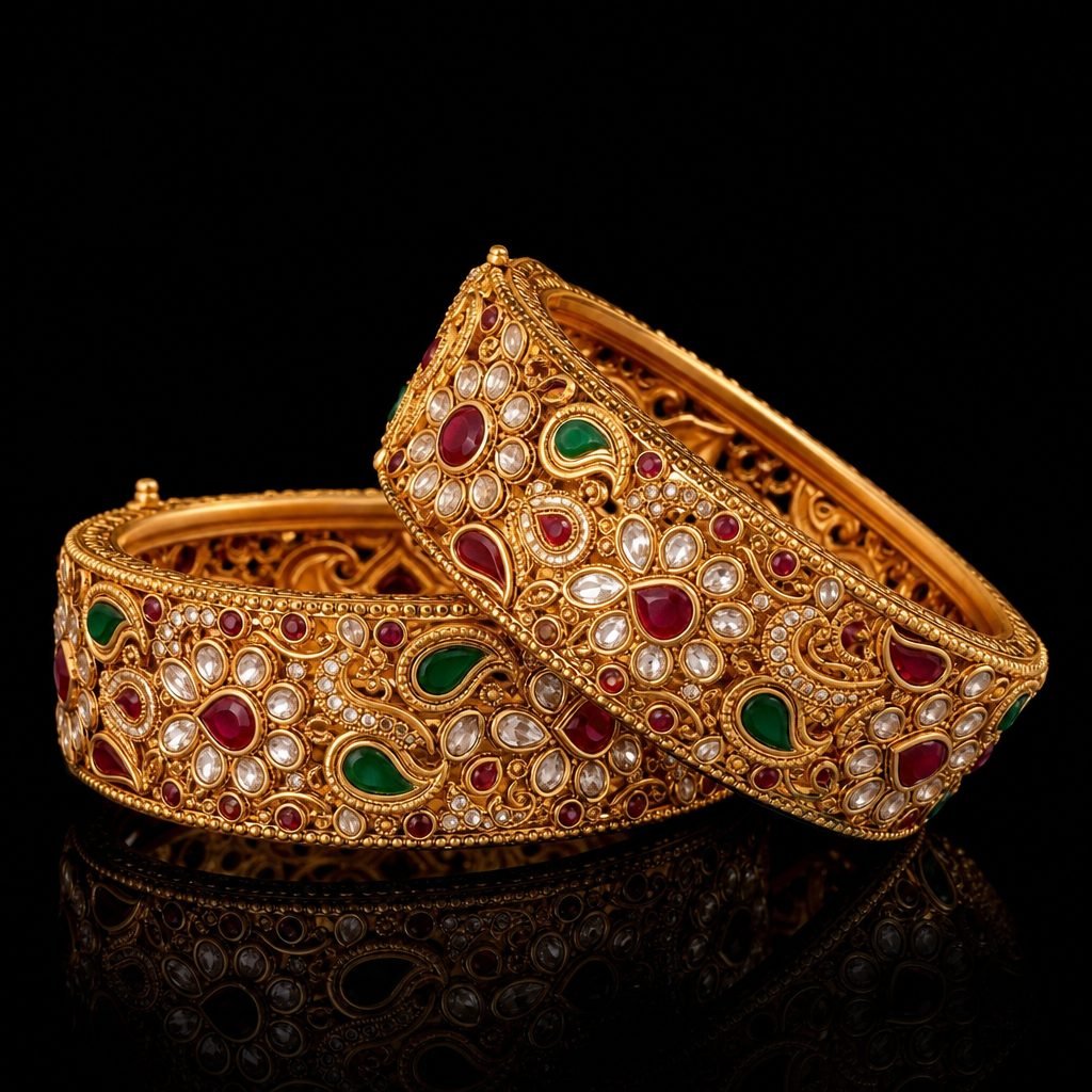 Kundan Bangle Pair